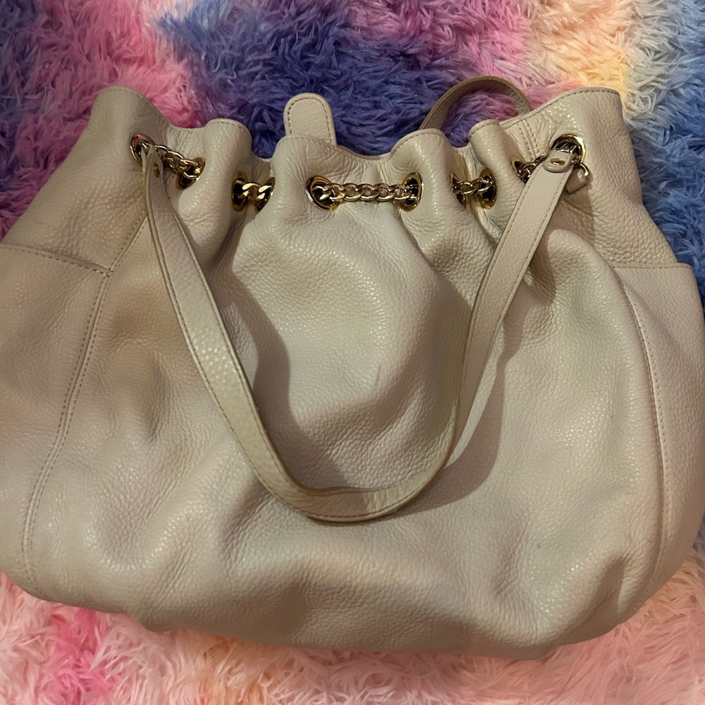 MICHAEL Michael Kors Leather Drawstring Shoulder Bag